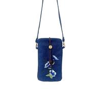 Ancient Style Hanfu Crossbody Bag for Women | Embroidery Mobile Phone Shoulder Purse(Color1)