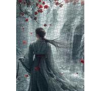 Ancient Style Woman Jigsaw Puzzle 6000 Piece, Puzzles for Adults 6000, The Impossible Challenge, Jigsaw Puzzle Games Classic Educational, Wooden Puzzles, for Home Wall Decoration Gift FNKL1-354