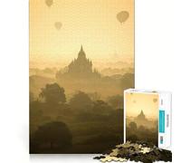 Ancient Temples in Bagan Puzzles for Adults 1000 Pieces Focus Boost Fun Uniform Size Precise Pieces Bonding Activity for Loved Ones (38x26cm)