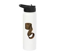 Ancient Thai Script Scroll Old Wisdom Text Stainless Steel Insulated Water Bottle