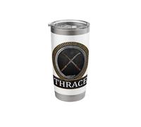 Ancient Thrace Rhomphaia Thracian Symbol Stainless Steel Insulated Tumbler