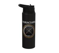 Ancient Thracian Rhomphaia Thrace Symbol Stainless Steel Insulated Water Bottle