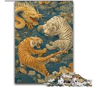 Ancient Tiger 2000 Piece Jigsaw Puzzles, for Age 14+ Fun Games Fun Activities at Home, Birthday Gifts, Travel Gifts (70x100cm)