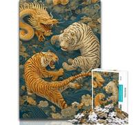 Ancient Tiger Jigsaw Puzzles for Teenagers 2000 Jigsaws,Family Game Stress Reliever Difficult Challenge Gifts for Friends And Family 70x100cm