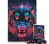 Ancient Tiger Ritual 1000 Piece Jigsaw Puzzle for Teenagers Clear Thinking Leisure Activity Firm Interlock (50x75cm)