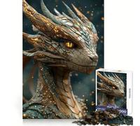 Ancient Timber Drake Jigsaw 1000 Pieces for Teenagers Mind Power Quiet Enjoyment Uniform Edges Holiday Treat (50x75cm)