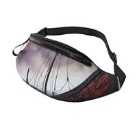 Ancient Times Boat Printed Personalized Waist Bag, Lightweight and Versatile Crossbody Bag for Everyday and Outdoor Adventures