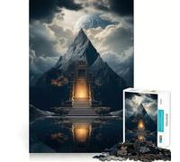 Ancient Tomb 1000 Piece Jigsaw Brain Skill Game High Precision Die Cut Fascinating Hobby for Idle Moments (50x75cm)