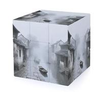 Ancient Town in The Morning Mist Magic Cube,The Original 3x3 Cube,Speed Cube Problem-Solving Brain Teaser,Easy Turning Sensory Puzzle Toy,Sensory Stress Relief Form Fidget Toys