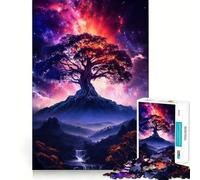 Ancient Tree of Beginnings Adults 1000 Piece Jigsaw Puzzle Focus Memory Game Zero Gap Compact Fun for Family Game Time (38x52cm)