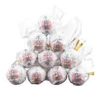 Ancient Tree Pu'er Ripe Tea Longzhu Tuocha, Mellow Taste Yunnan Lincang Ice Island Pu'er Tea (500g)