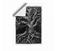 Ancient Tree Roots and Branches Rustic Unframed Wall Art Print A1 (84.1×59.4cm), Wall Decor for Living Room, Bedroom, Office & Home, Art Gift