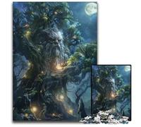 Ancient Tree Spirit JigsawPuzzle 1000 Pieces for Adults Jigsaw Puzzles Birthday Gift Idea Challenging Brain Teaser Game 1000 PCS(75x50cm)