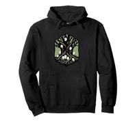 Ancient Tree Spirits - Japanese Folklore Folk Art Pullover Hoodie