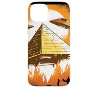 Ancient UFO Alien Pyramid Spaceship - Conspiracy Theory Case for iPhone 15 Plus