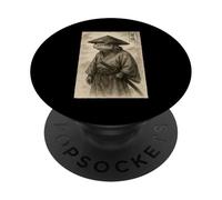Ancient Ukiyo-e Japanese Aesthetic Edo Samurai Frog PopSockets Adhesive PopGrip