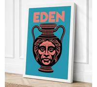 Ancient Vessel Eden Art Deco Canvas Wall Art Print 36x24 Inch (91 x 61 cm)
