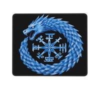 Ancient Viking Norse Mythology Warrior Compass Desk Mat Comfortable Mouse Mat Durable Mouse Pad For Travel Studying Gaming 25X30Cm