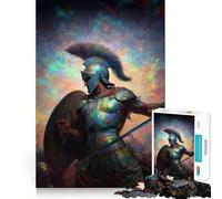 Ancient Warrior in Battle 1000 Piece Jigsaws for Adults Mind Train Fun Premium Laser Cut Quality Relaxing Indoor Group Activity (38x52cm)
