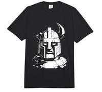 Ancient Warrior Mask Stone Face Comfort Colors Adult Heavyweight T-Shirt