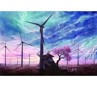 Ancient windmill 1,000-Piece Adult Jigsaw Puzzles | Challenging puzzle for adults and family entertainment