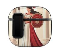 Ancient Wisdom And War Athena Cute Case PC Earbud Cases Protective Cover Compatible for AirPods 4