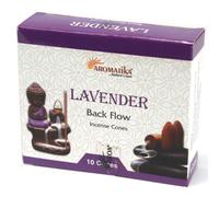 Ancient Wisdom Aromatica Backflow Incense Cones - Lavender