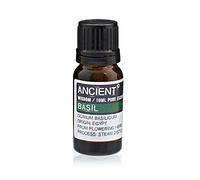 Ancient Wisdom Basil Essential Oil, 10ml, Pure Steam Distilled, sourced from India, for Hair Care