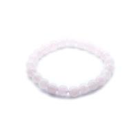 Ancient Wisdom Bracelets Power Chakra/Stretchy/Natural Stone 8mm - for Your Well-being, One Size, Gemstone, rose quartz