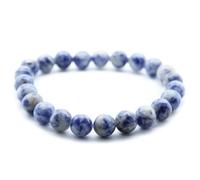 Ancient Wisdom Bracelets Power Chakra/Stretchy/Natural Stone 8mm - for Your Well-being - Sodalite