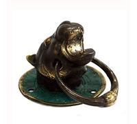 Ancient Wisdom Brass Door Knocker - Tiger Head