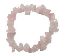 Ancient Wisdom Chipstone Bracelet - Rose Quartz