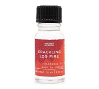 Ancient Wisdom Crackling Log Fire Fragrance Oil 10ml Vanilla Sandalwood Home Fragrance Product