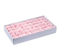 Ancient Wisdom Craft Soap Flowers - Box of 10 Pink Carnations Ideal Wedding or Baby Shower Favours