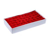Ancient Wisdom Craft Soap Flowers - Box of 10 Red Carnations Ideal Wedding or Baby Shower Favours