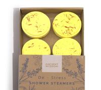 Ancient Wisdom De-Stress Shower Steamers with Essential Oils, 4x50g