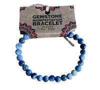 Ancient Wisdom Gemstone Bracelets - 12 Unique Designs for Positive Energy & Healing | Genuine Crystal Stone Bracelets for Manifesting a Good Life (Sodalite - Truth)