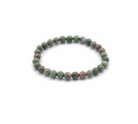 Ancient Wisdom Gemstone Bracelets - 12 Unique Designs for Positive Energy & Healing | Genuine Crystal Stone Bracelets for Manifesting a Good Life (Green Jasper - Growth)
