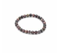 Ancient Wisdom Gemstone Bracelets - 12 Unique Designs for Positive Energy & Healing | Genuine Crystal Stone Bracelets for Manifesting a Good Life (Leopard Skin - Courage)