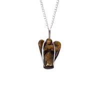 Ancient Wisdom Gemstone Guardian Angel Pendant - Tiger Eye GPJ-19 Brand, one size, Metal, No Gemstone