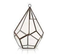 Ancient Wisdom Glass Terrarium -Large Pentagon -GTER-02