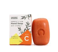 Ancient Wisdom Goddess's Glow Hand Soap, Vitamin C Enriched, Orange & Lemon Fragrance, 70g