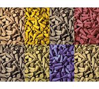 Ancient Wisdom Indian Incense Cones - Various Fragrances - Various Sizes (100, Mixed)
