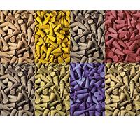 Ancient Wisdom Indian Incense Cones - Various Fragrances - Various Sizes (25, Mixed)
