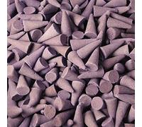 Ancient Wisdom Indian Incense Cones - Various Fragrances - Various Sizes (50, Lavender)
