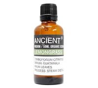 Ancient Wisdom Lemongrass Organic Essential Oil 50ml