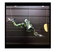 Ancient Wisdom Lrg Green Coconut Dragon Mobile 50cm