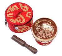 Ancient Wisdom Mini Singing Bowl Gift Set - Red