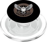 Ancient Wisdom Owl Emblem Celestial Stars Mandala PopSockets PopGrip for MagSafe