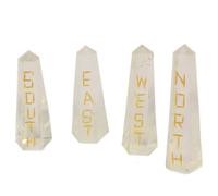 Ancient Wisdom Points of the Compass Quartz Stone Set
